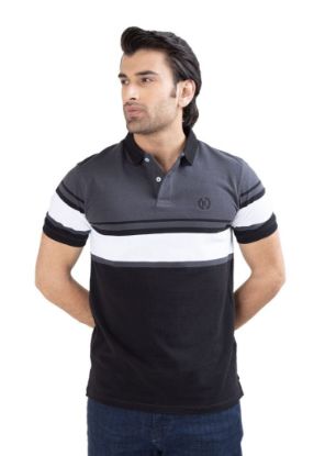 Picture of Cotton Polo T-Shirt for Men - Multi-Color