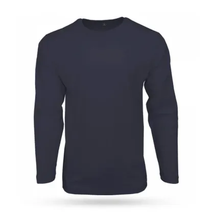 Picture of Basic Long Sleeve Crew Neck T-Shirt For Men